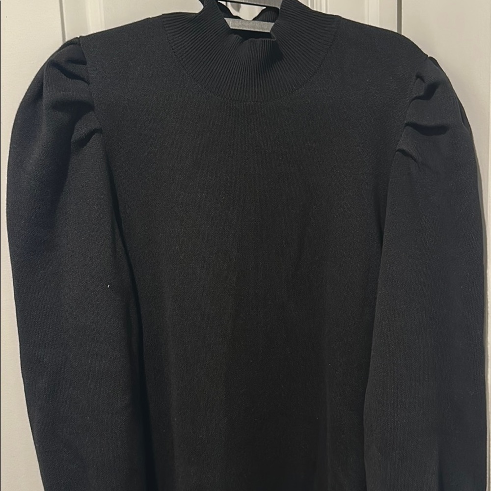 Black sweater dress
